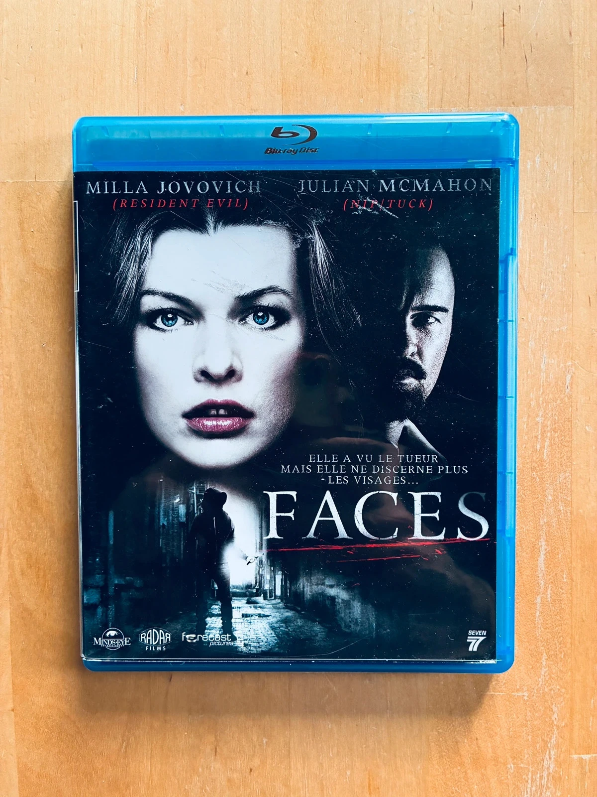 Blu-ray Faces Milla Jovovich.